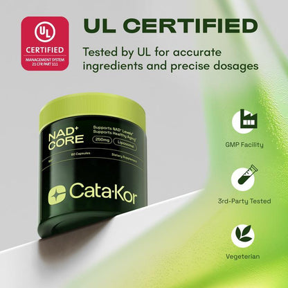Cata-Kor | NAD+ Booster Supplement